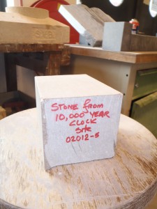Stone from 10,000 Year Clock Site for Letters van Utrecht